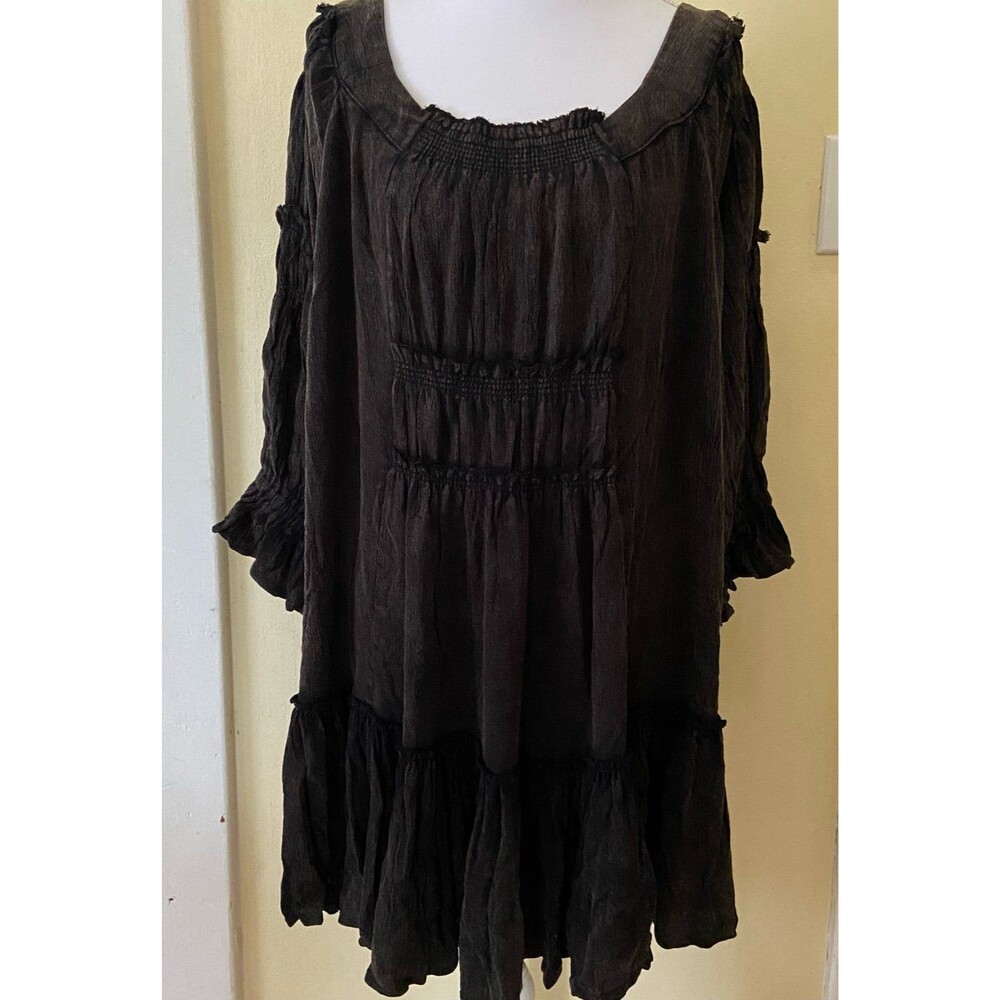 Oli & Hali dress OLI and HALI NEW mineral washed black dress size small roomy sm
